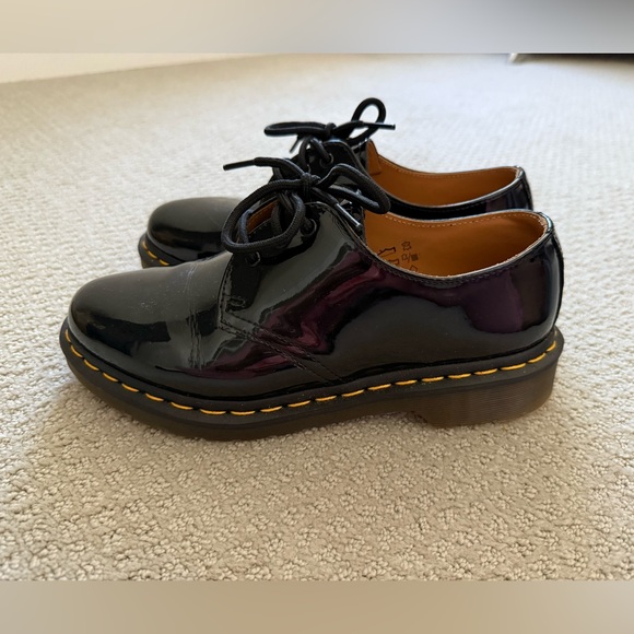 Dr. Martens Black Patent Leather Oxford Shoes - Picture 3 of 8